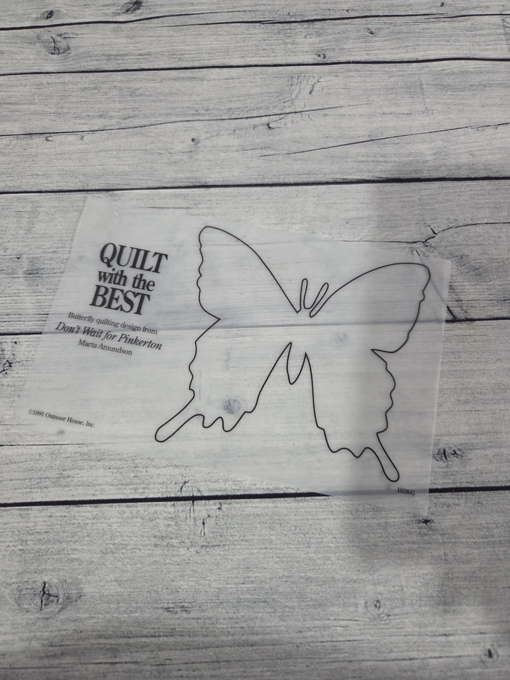 Quilt with the Best Butterfly Template